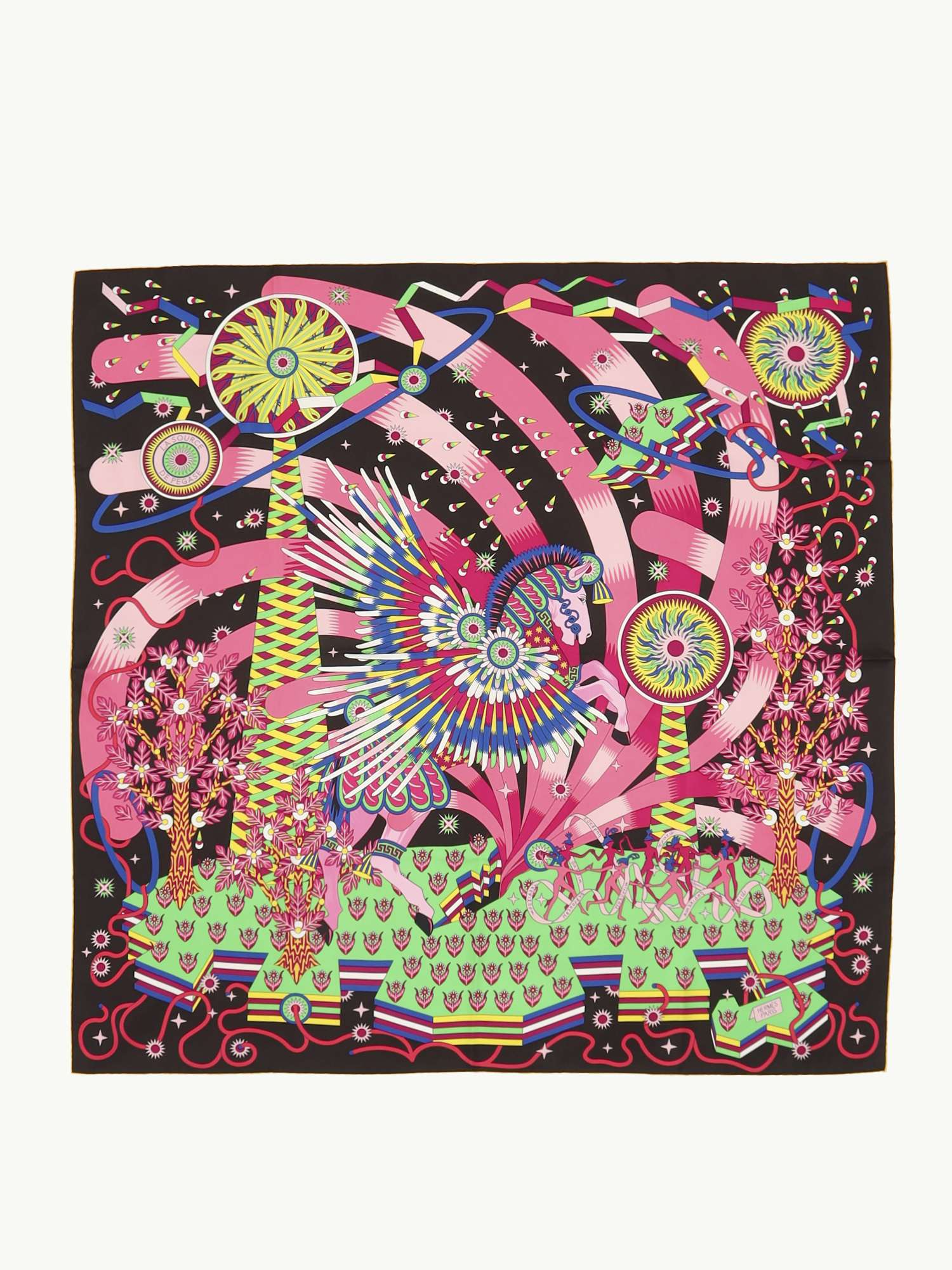 Hermes Silk Scarf 