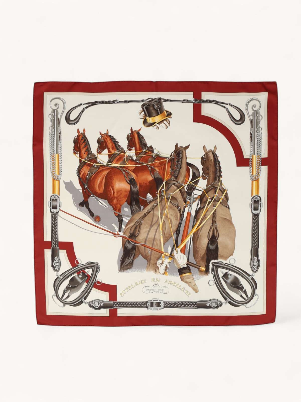 Hermes Silk Scarf 