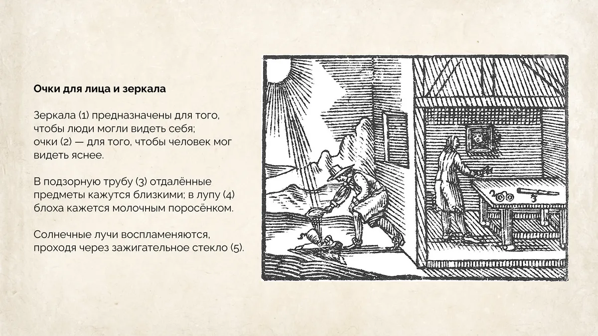 Очки для лица и зеркала