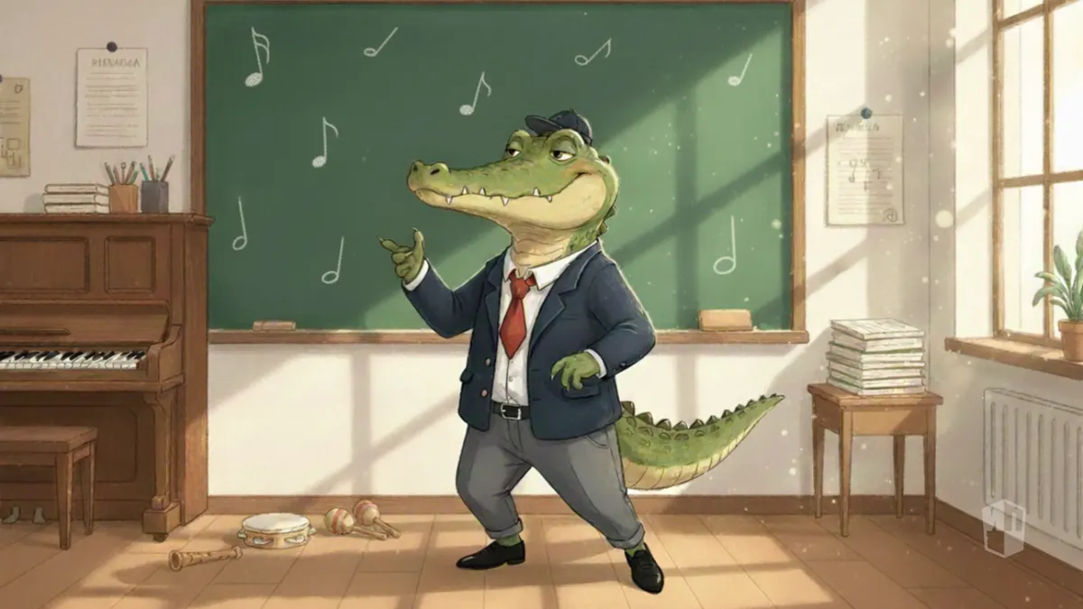 Музыкальный крокодил