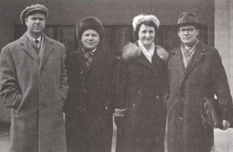 На фото (слева направо): В. Г. Горецкий, В. А. Кирюшкин, Л. К. Назарова, А. Ф. Шанько, 1967