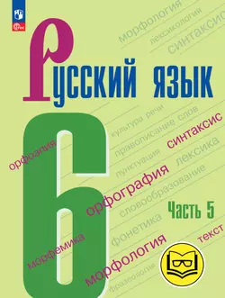 Русский язык. 6 класс. Учебное пособие. В 5 ч. Часть 5 (для слабовидящих обучающихся)