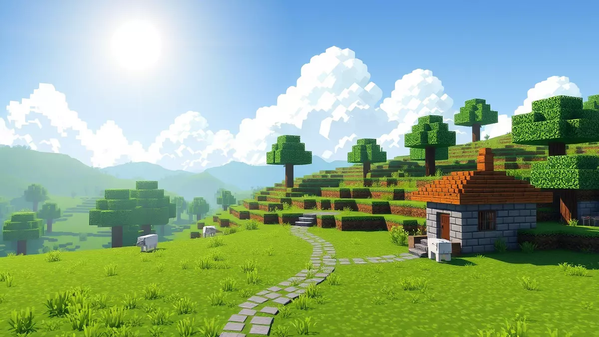 Скриншот из игры: MineCraft