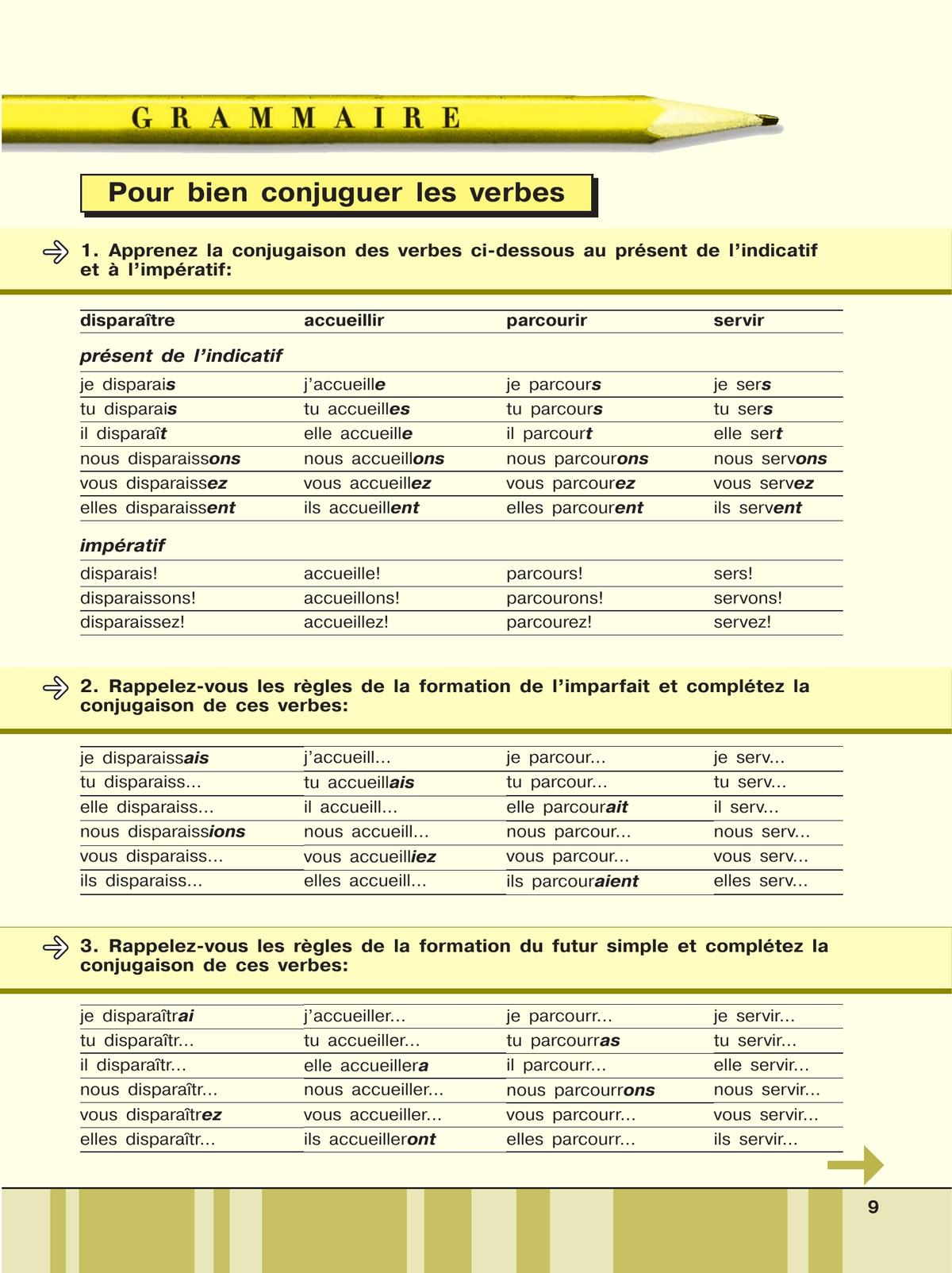 Французский язык. Второй иностранный язык. Сборник упражнений. 9 класс 8