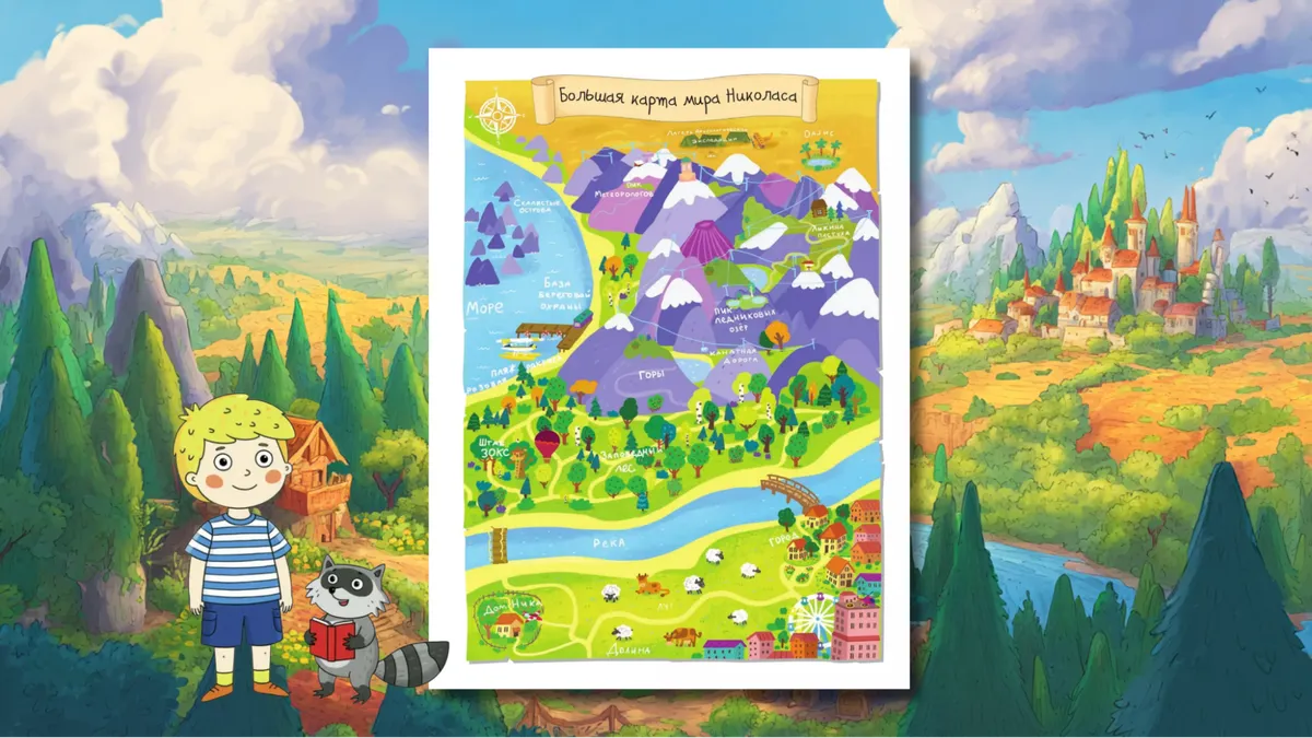 Море ответов на горы вопросов: настольная игра-квест для детей