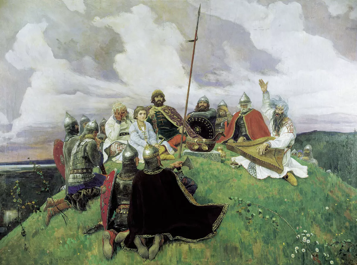 В. Васнецов. «Баян». 1910 г.