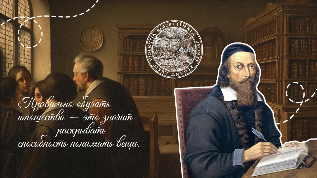 Ян Амос Коменский: часть первая истории о саде, где каждый цветок расцветал в своё время