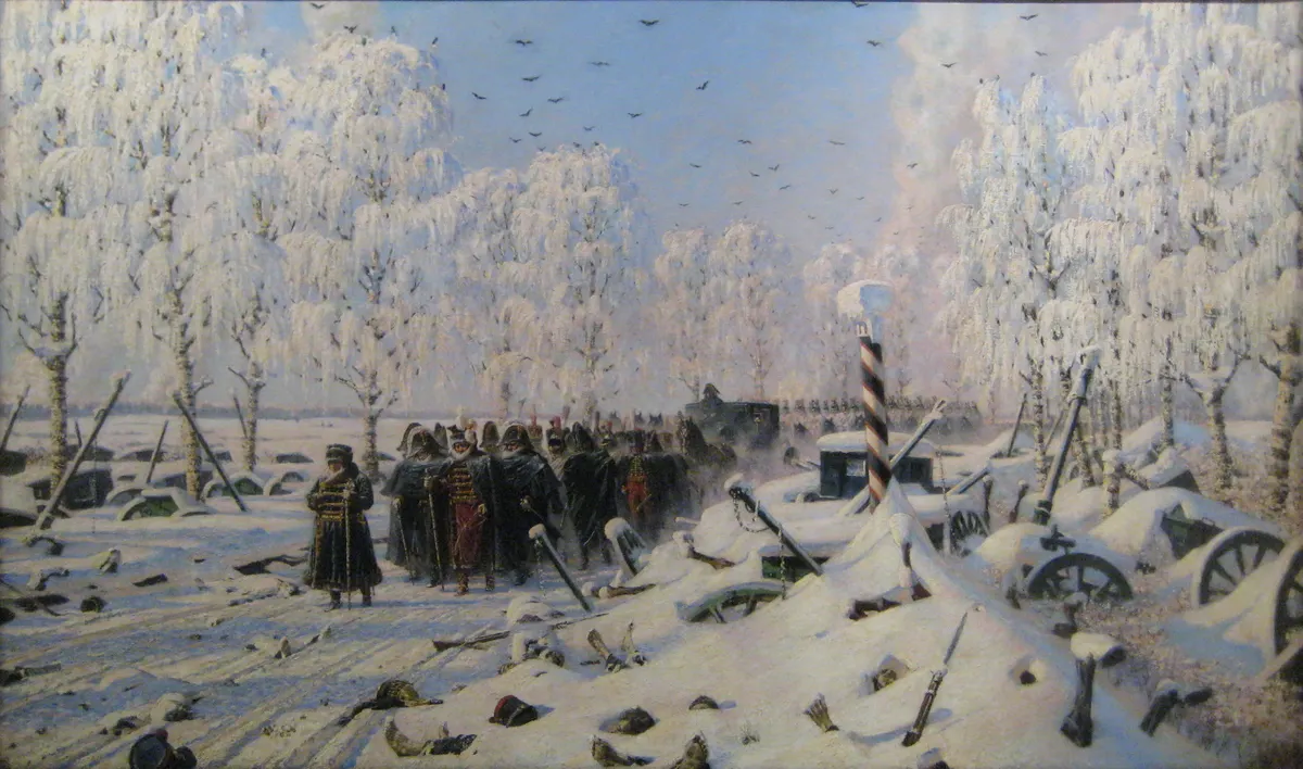 В. Верещагин, «На большой дороге. Отступление, бегство…», 1887—1895 гг.
