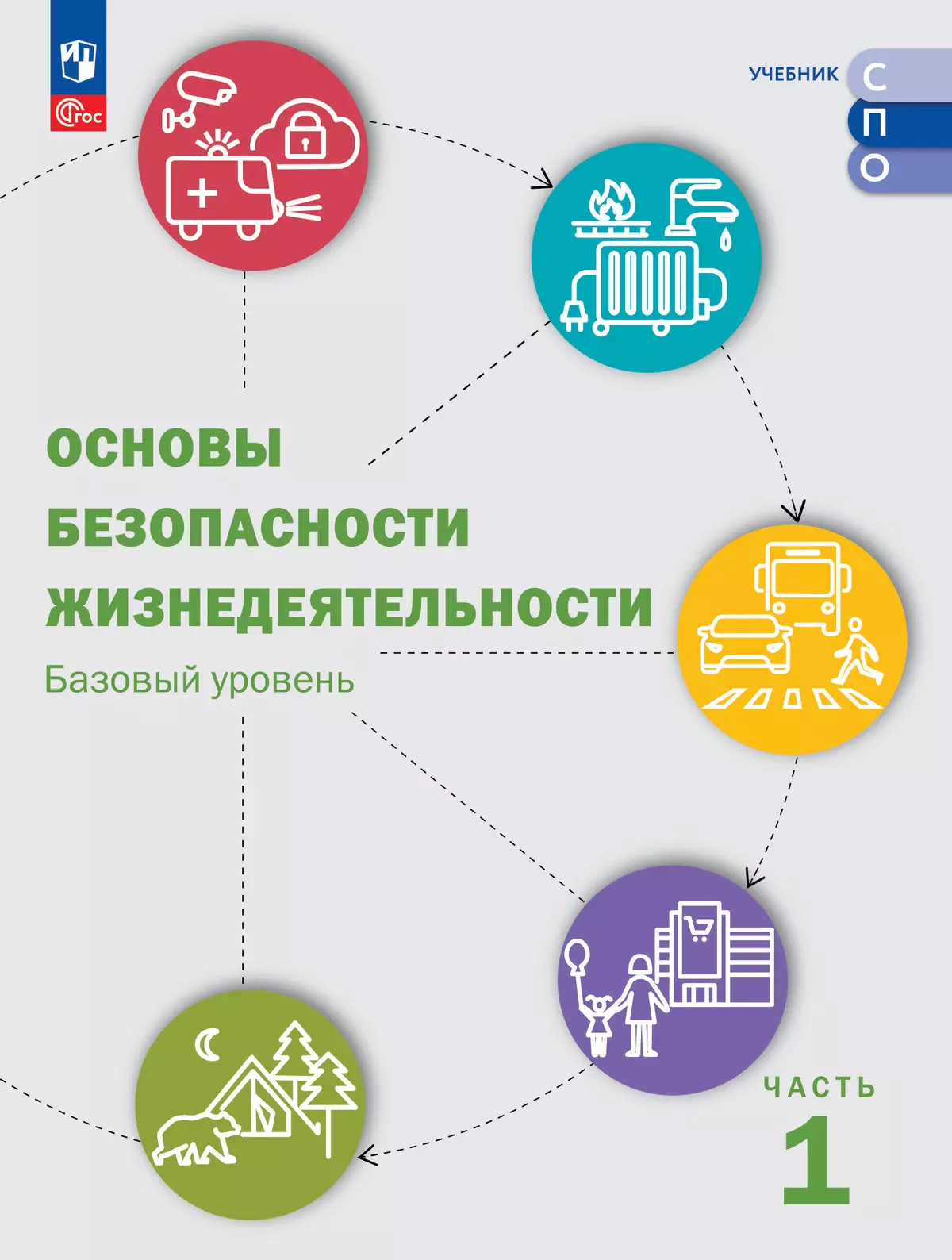 Основы безопасности жизнедеятельности. В 2 частях. Часть 1. Базовый  уровень. Учебное пособие для СПО купить на сайте группы компаний  «Просвещение»