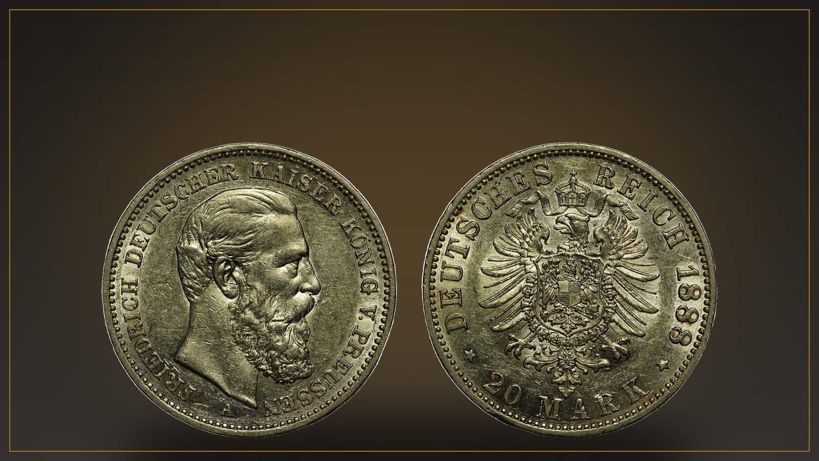 Герой недели: 20 марок 1888 года, Фридрих III (Пруссия)