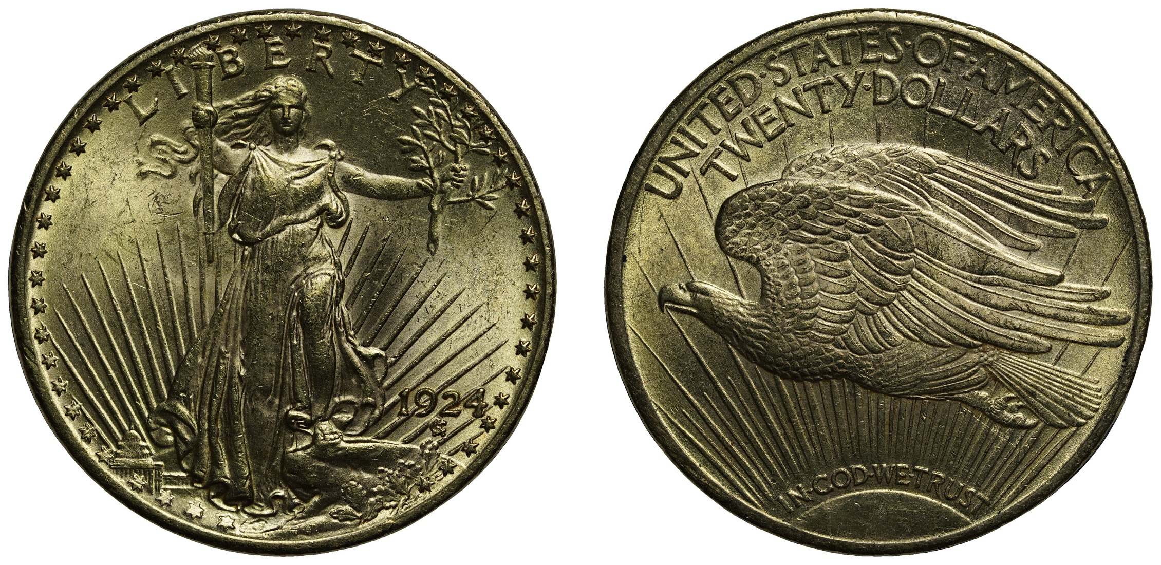 Герой недели: 20 долларов 1924 года, Saint-Gaudens