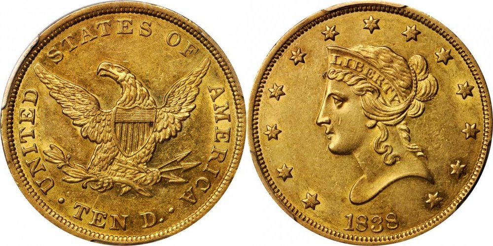 10 долларов (1838)