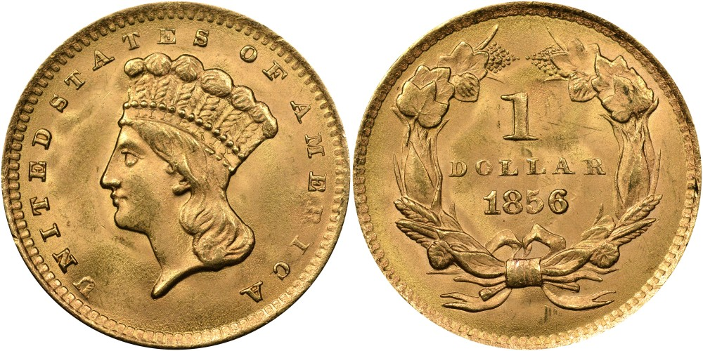 1 доллар (1856-1889)