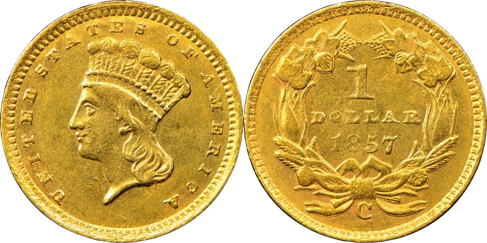 1 доллар (1856-1889)