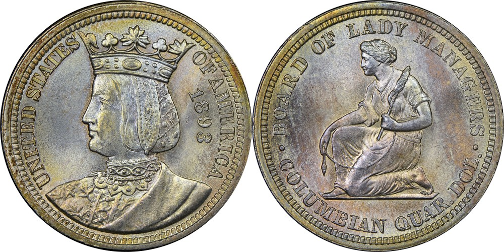 ¼ доллара (1893)