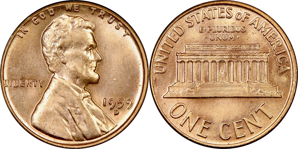 1 цент (1959-1982)