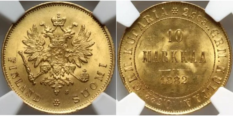 10 марок (1881-1882)