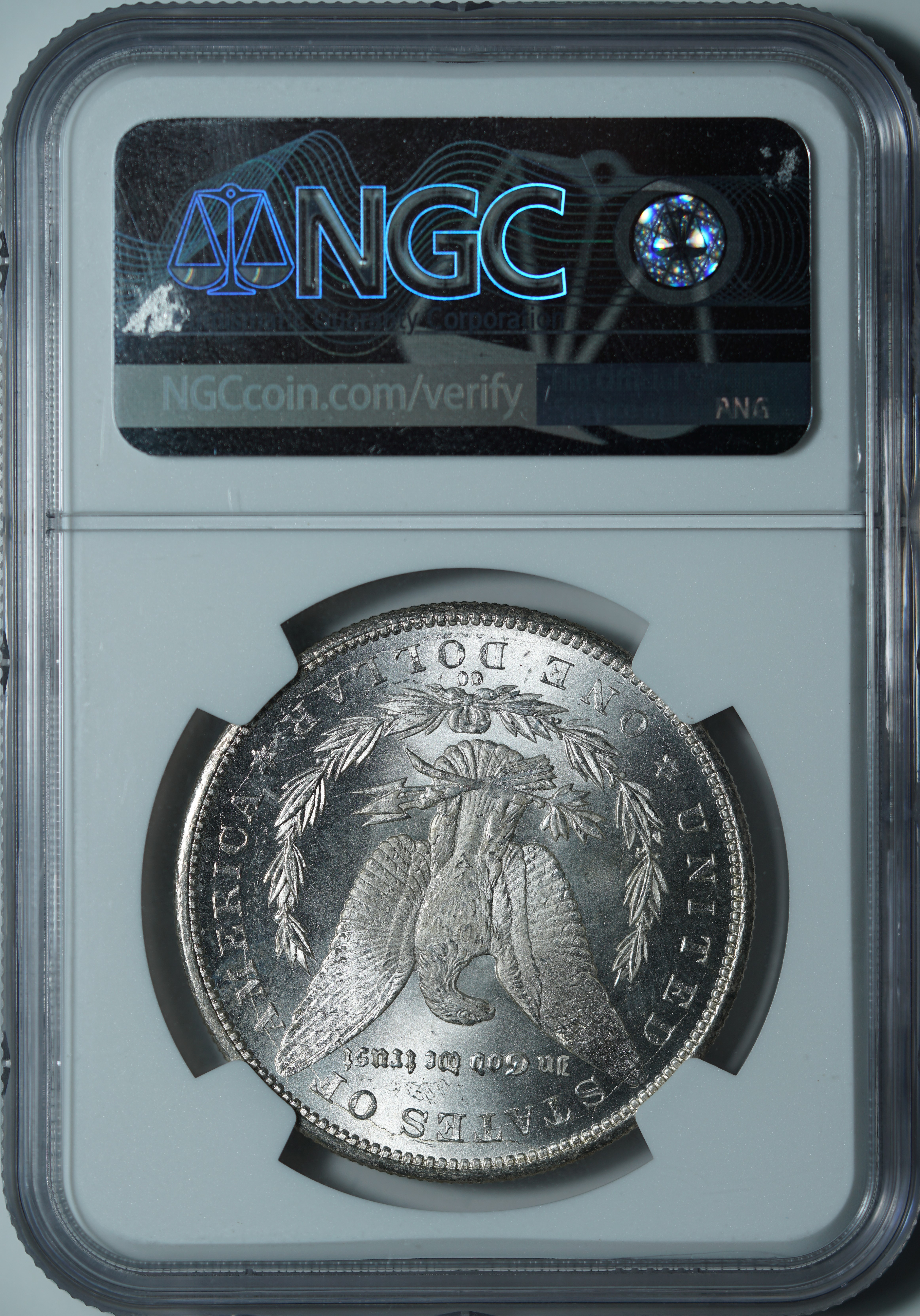 1 доллар 1884-CC MS66+ NGC