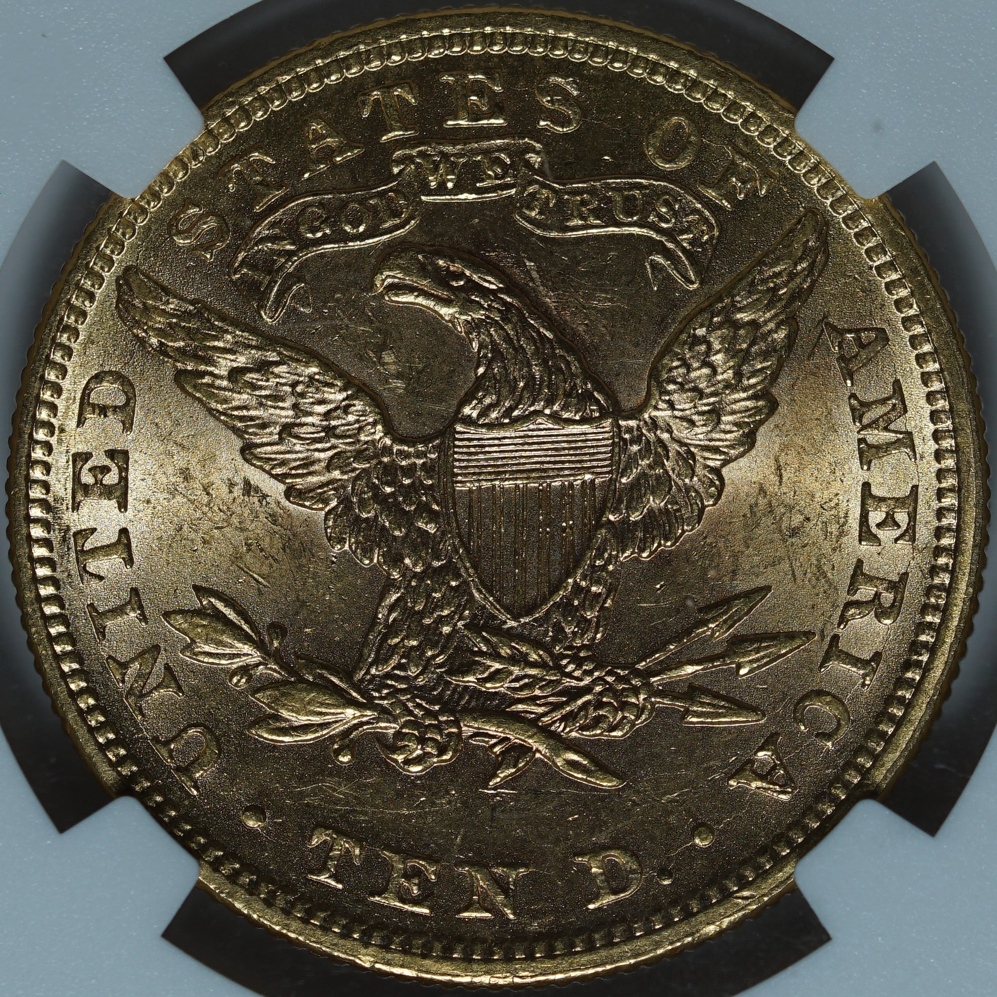 10 долларов 1898 MS62 NGC