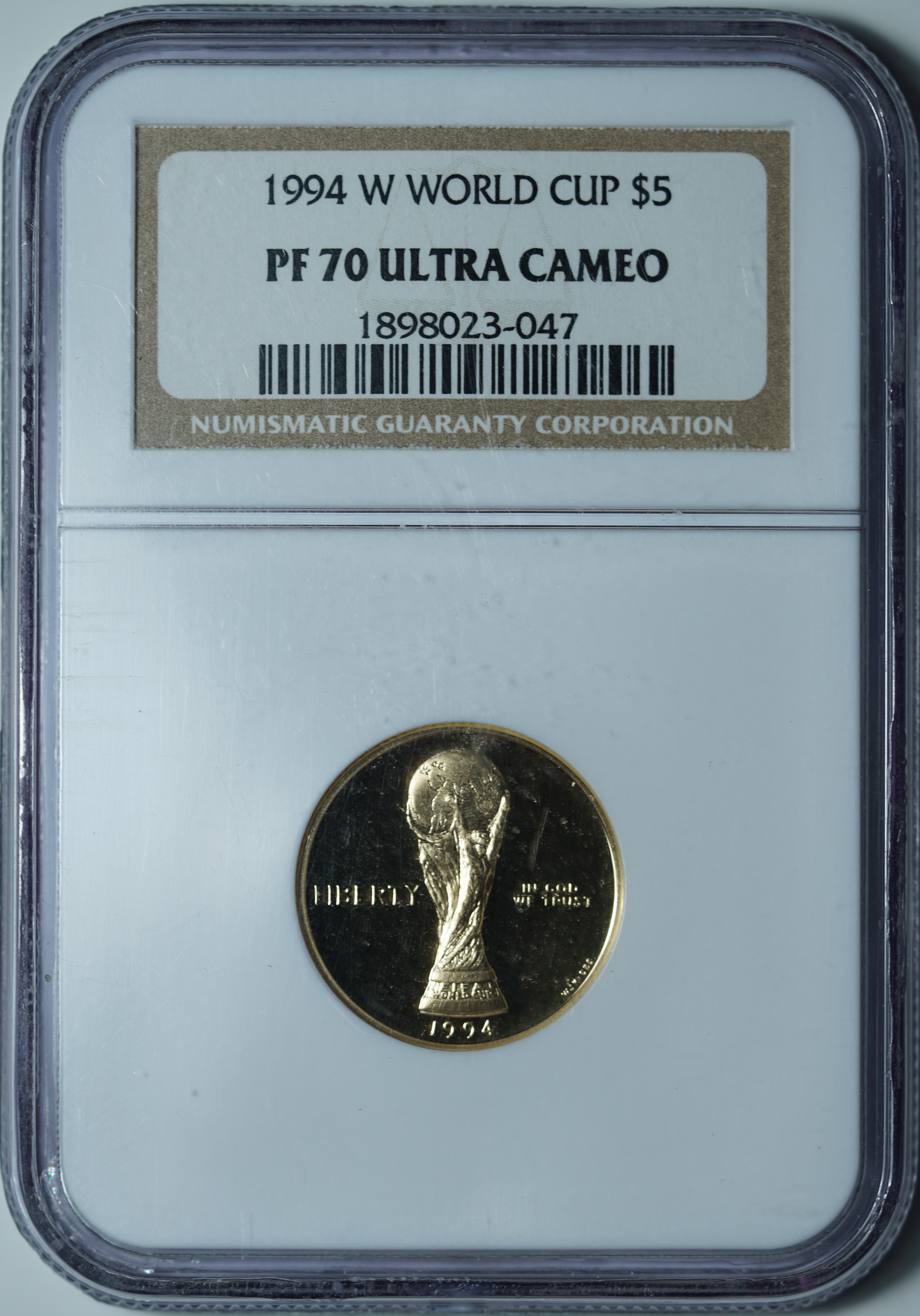 5 долларов 1994-W PF70 ULTRA CAMEO NGC