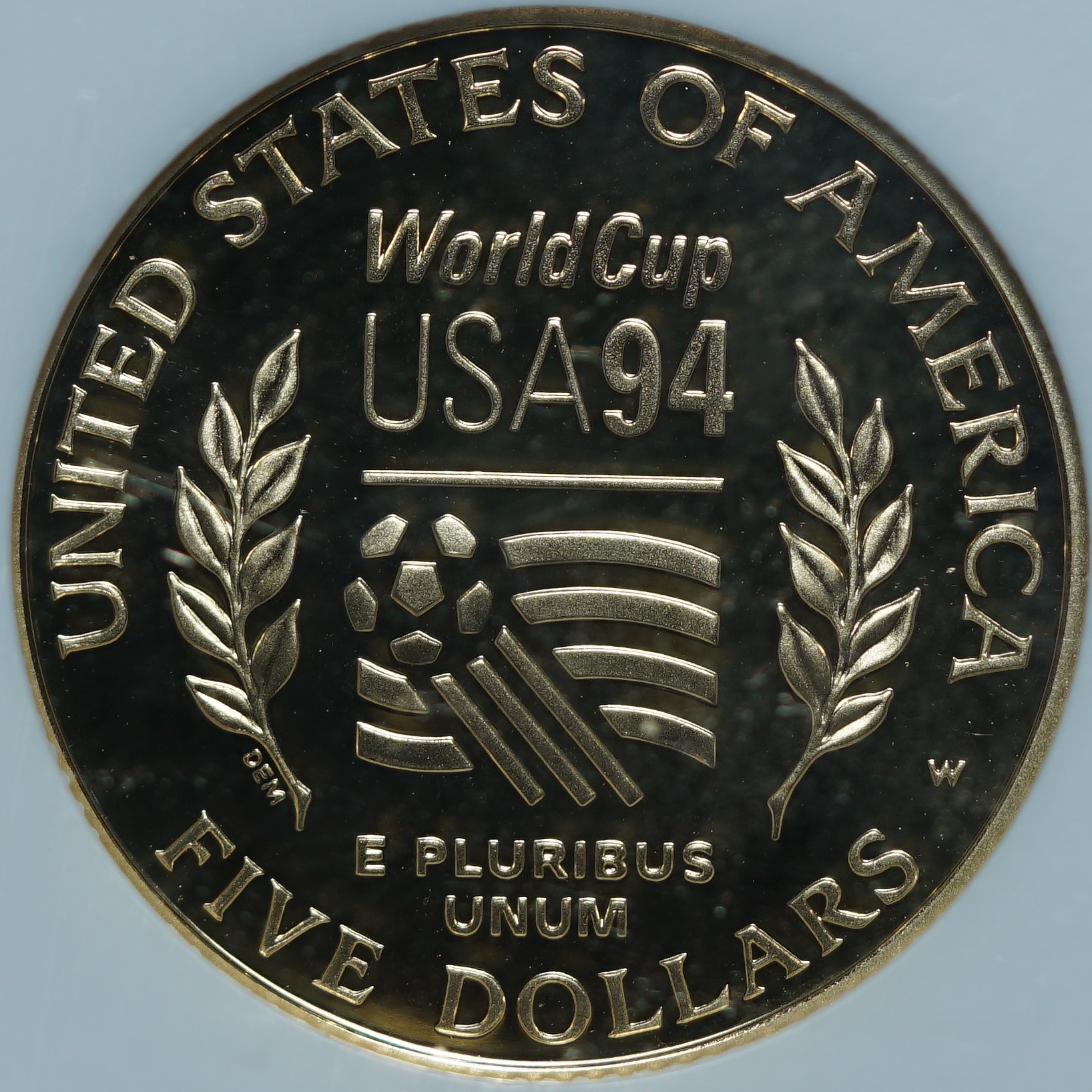 5 долларов 1994-W PF70 ULTRA CAMEO NGC