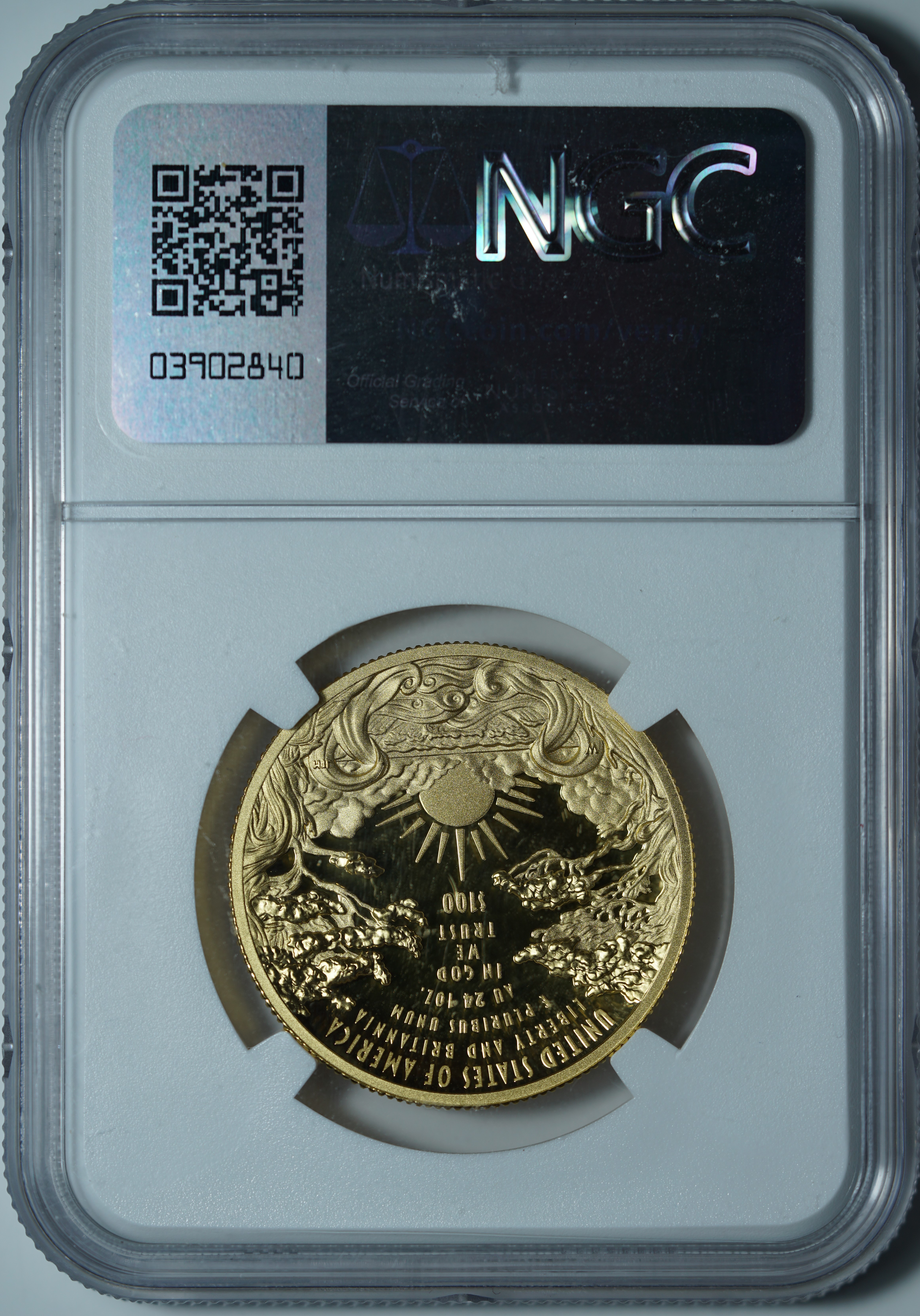 100 долларов 2024-W PF70 ULTRA CAMEO NGC