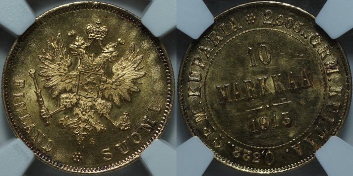10 марок 1913-S MS64 NGC