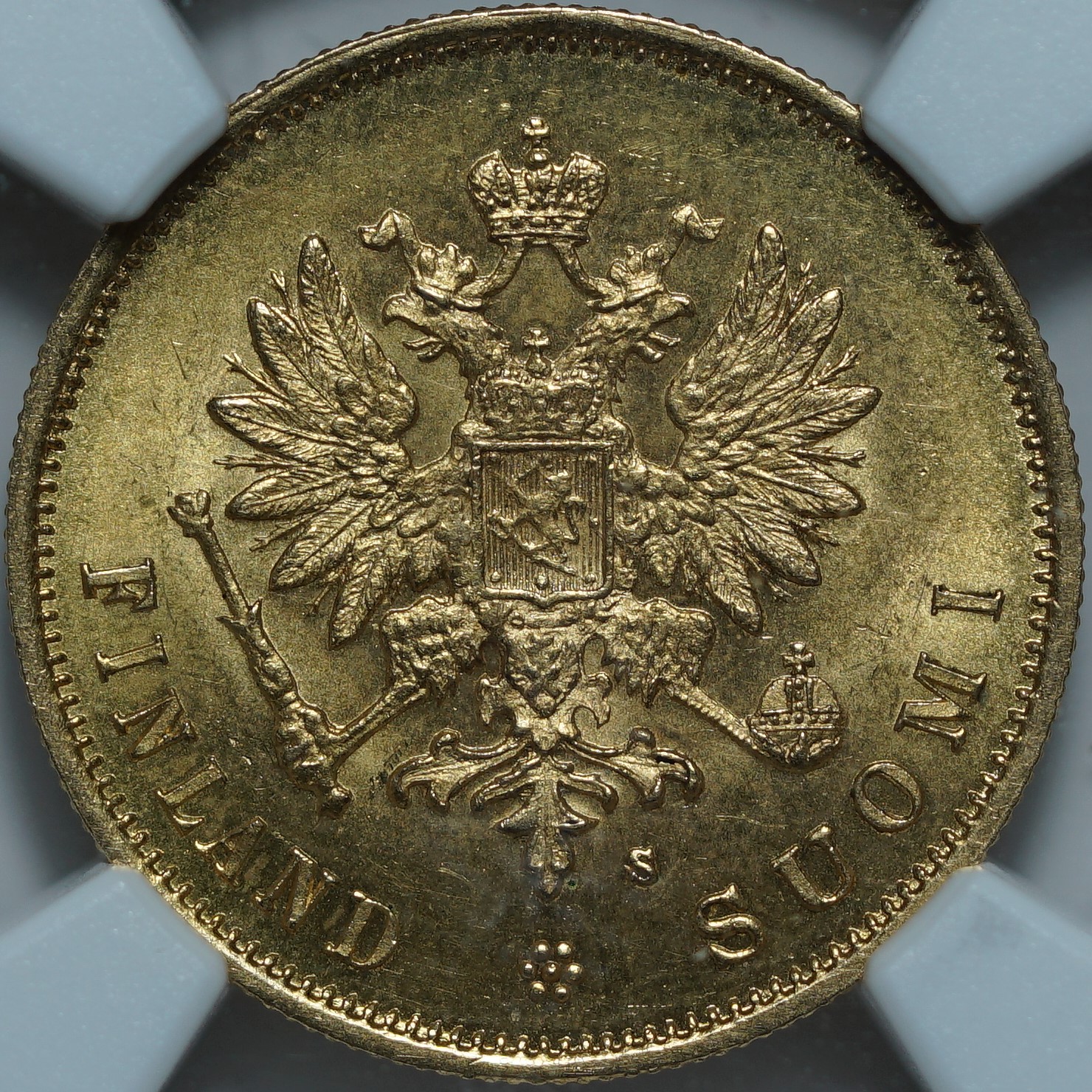 10 марок 1881-S MS64 NGC