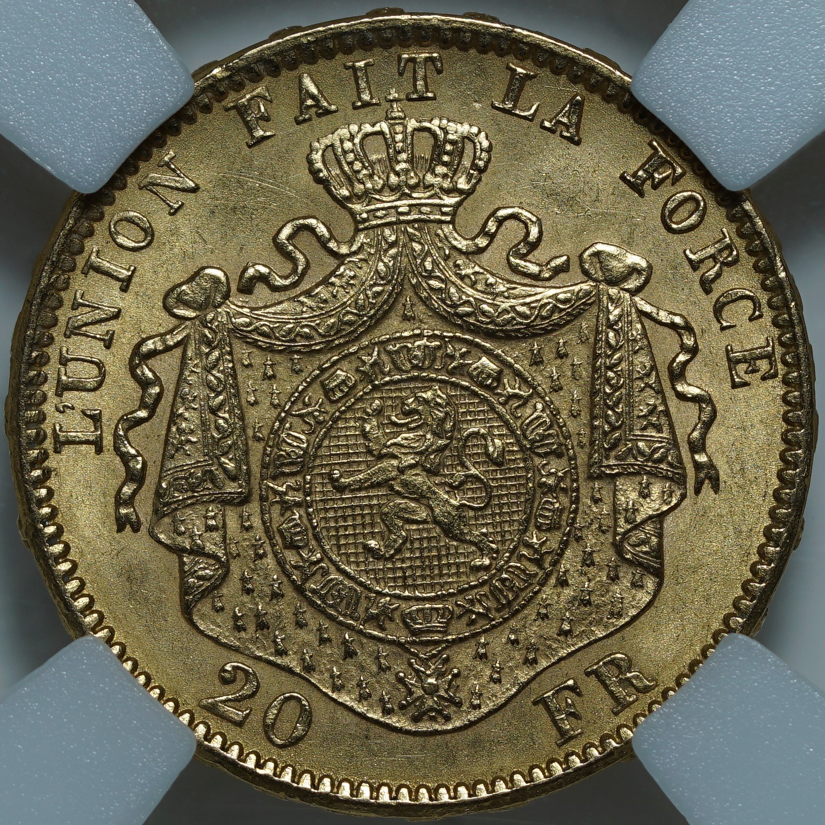 20 франков 1875 MS63 ННР