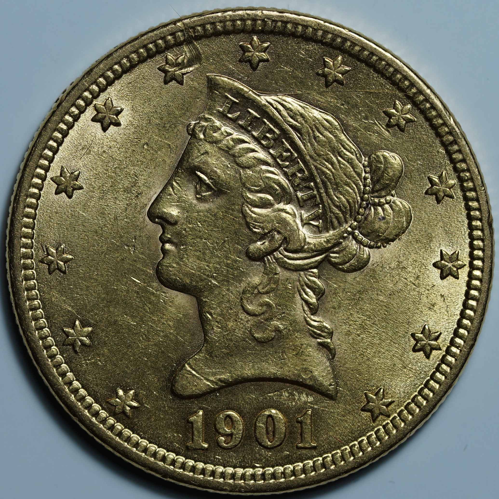 10 долларов 1901