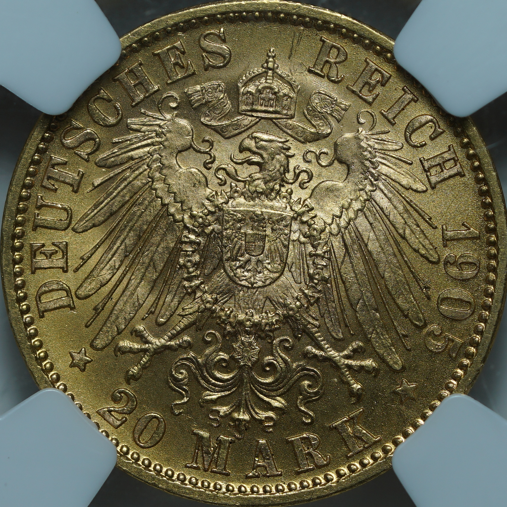 20 марок 1905 D MS64 NGC