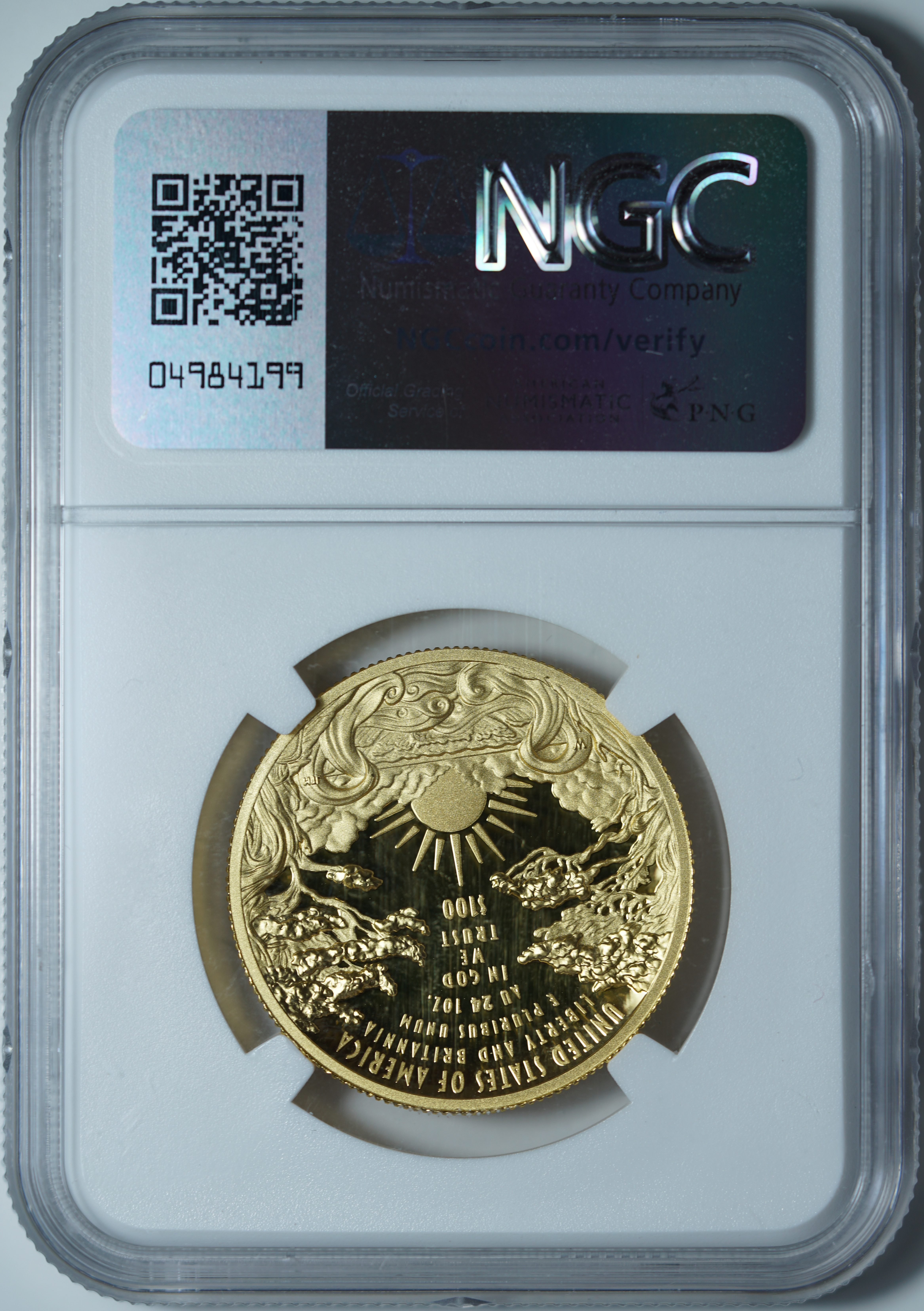 100 долларов 2024-W PF70 ULTRA CAMEO NGC