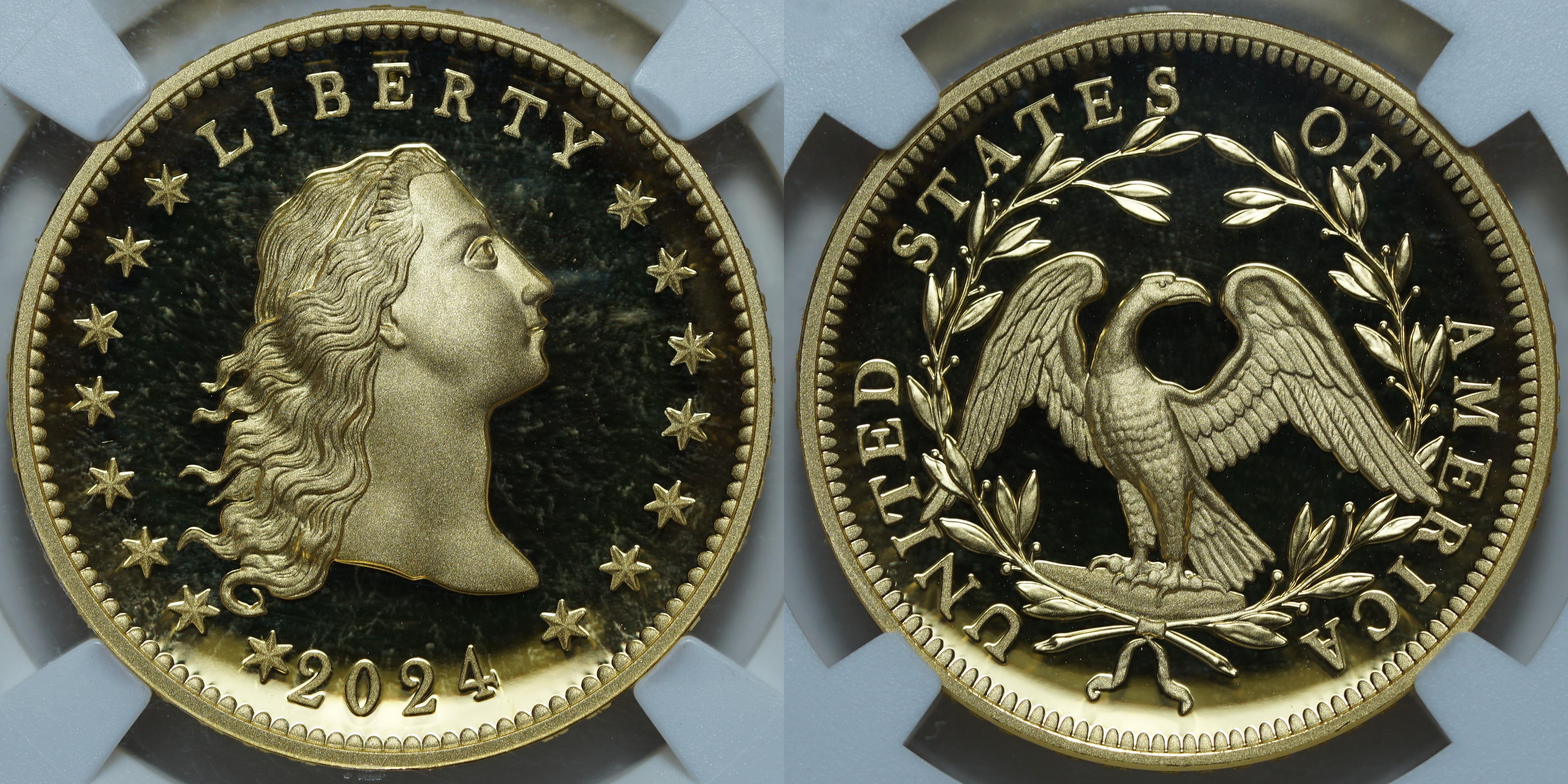 1 доллар 2024 PF70 ULTRA CAMEO NGC