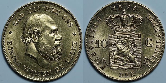 10 гульденов 1875