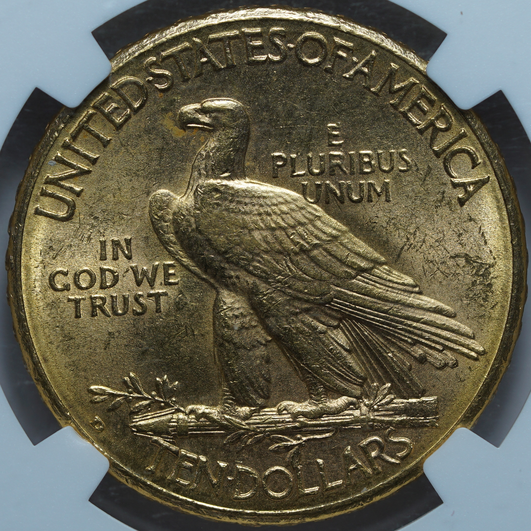 10 долларов 1910 D MS63 NGC