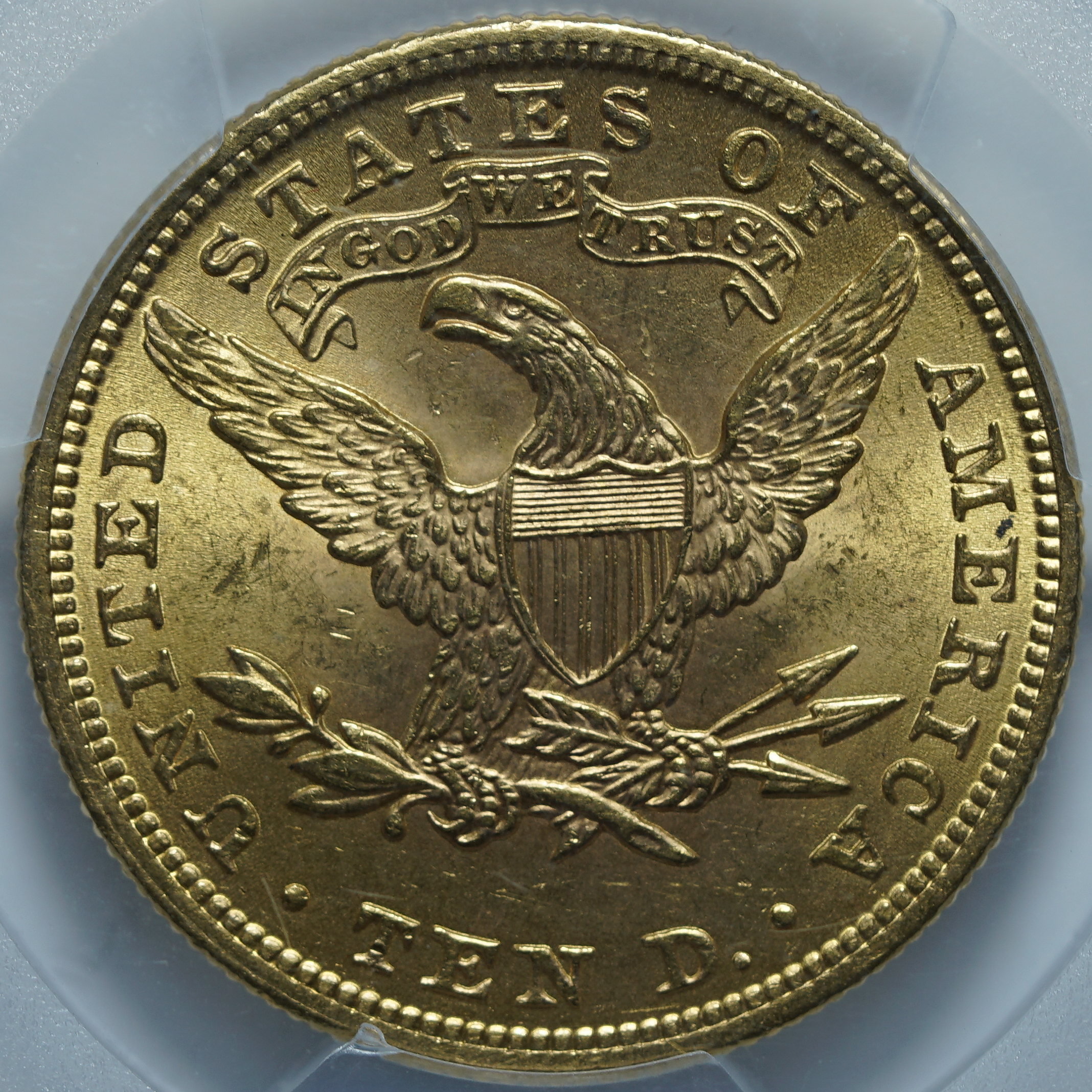 10 долларов 1901 MS62 PCGS