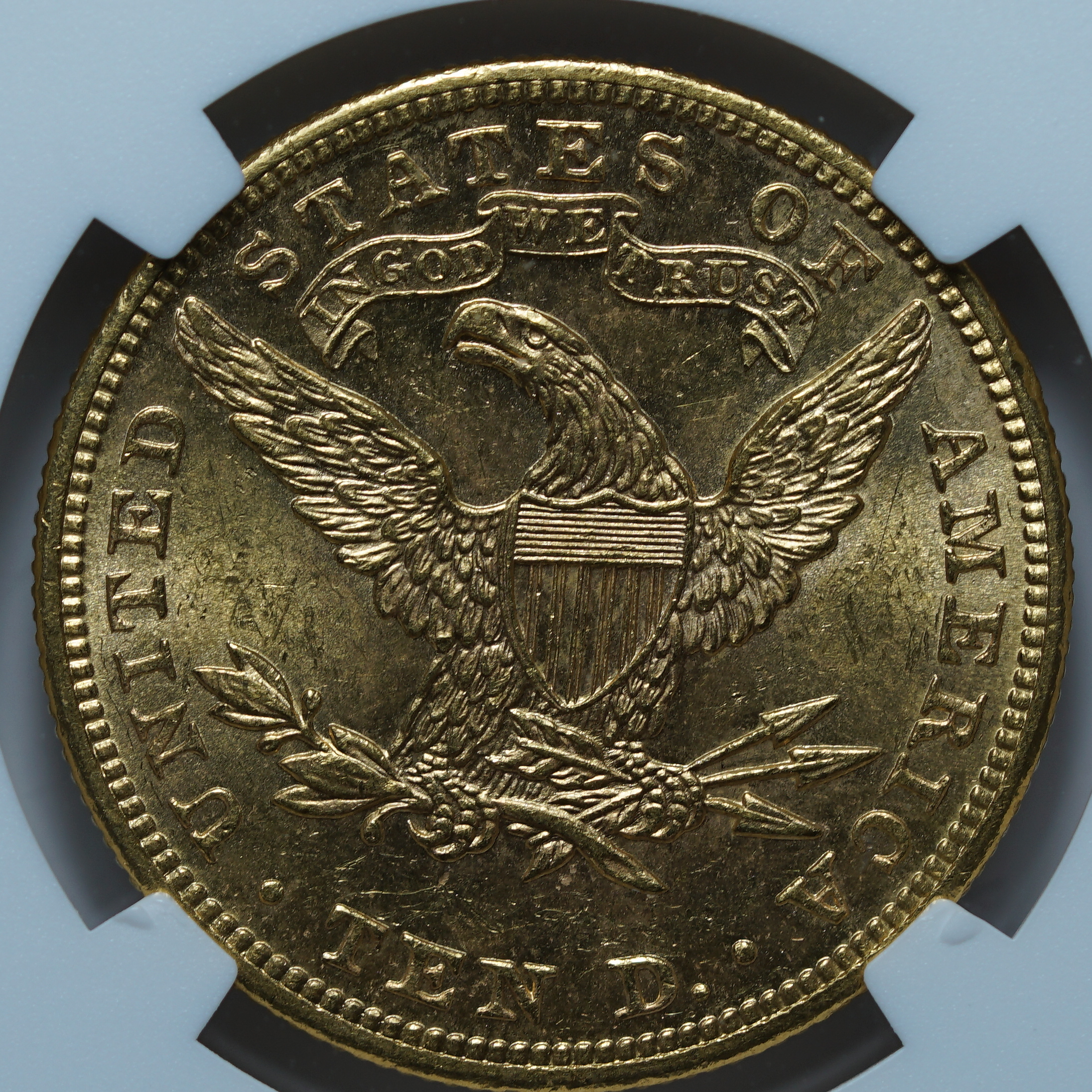 10 долларов 1899 MS62 NGC