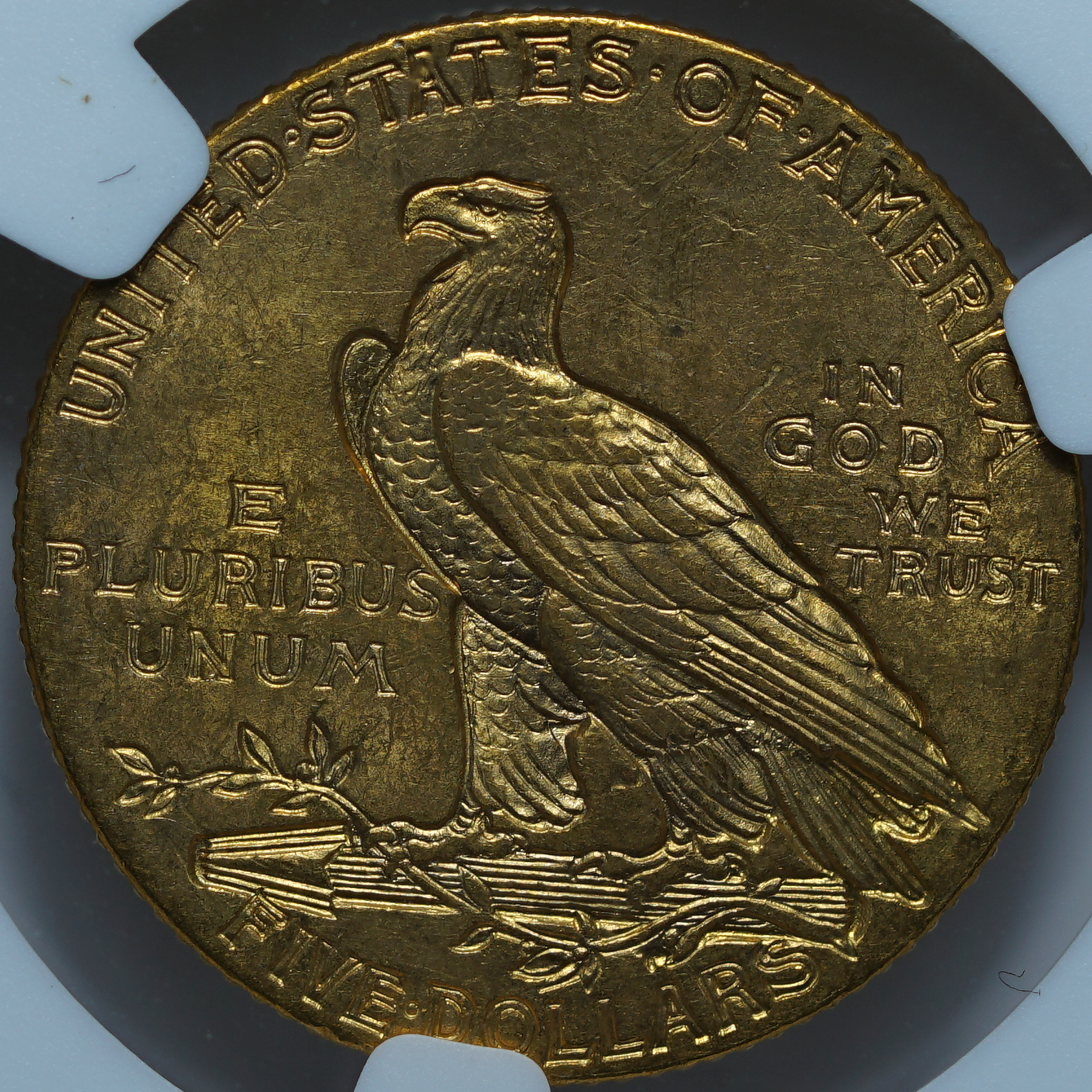 5 долларов 1908 MS63 NGC