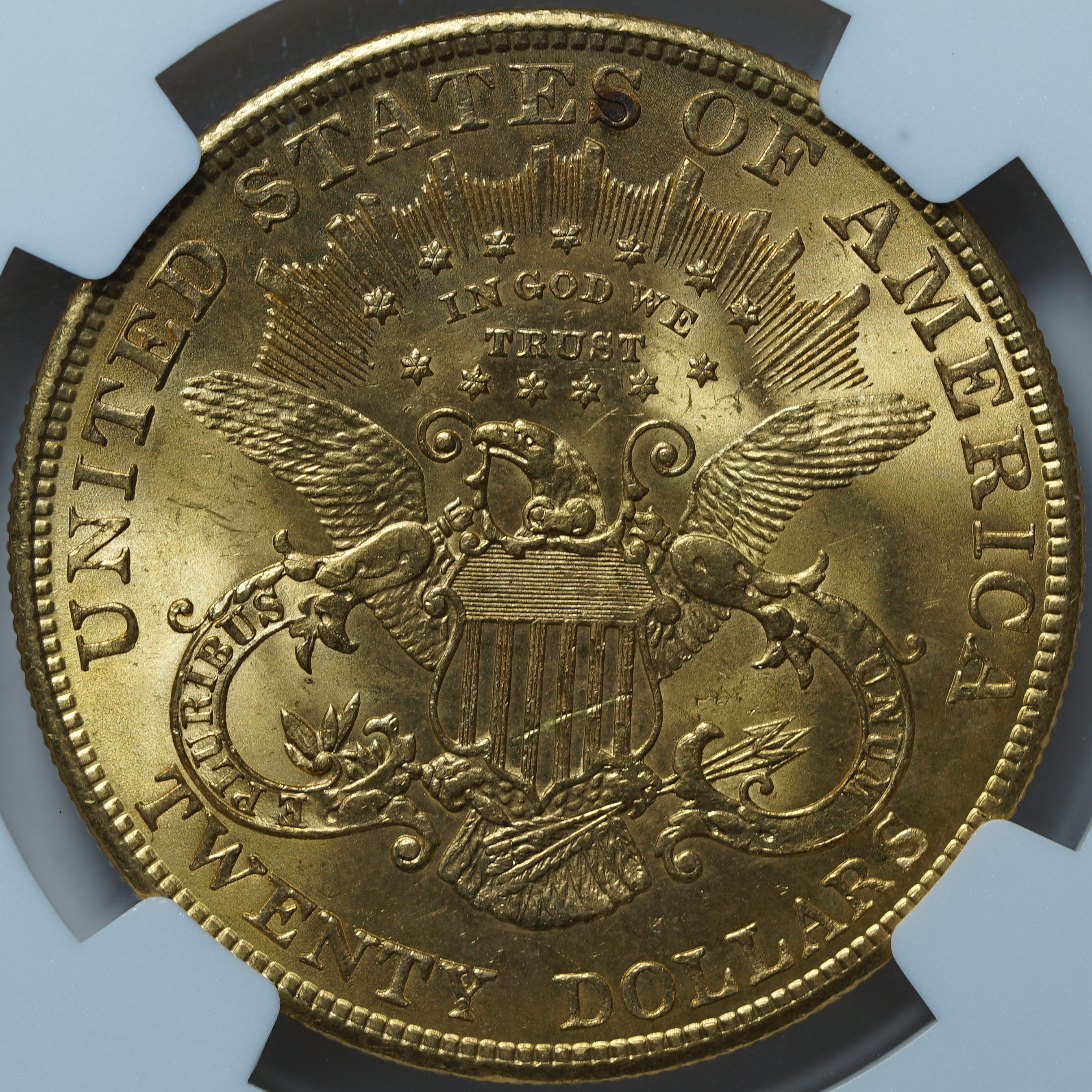 20 долларов 1904 MS65 NGC