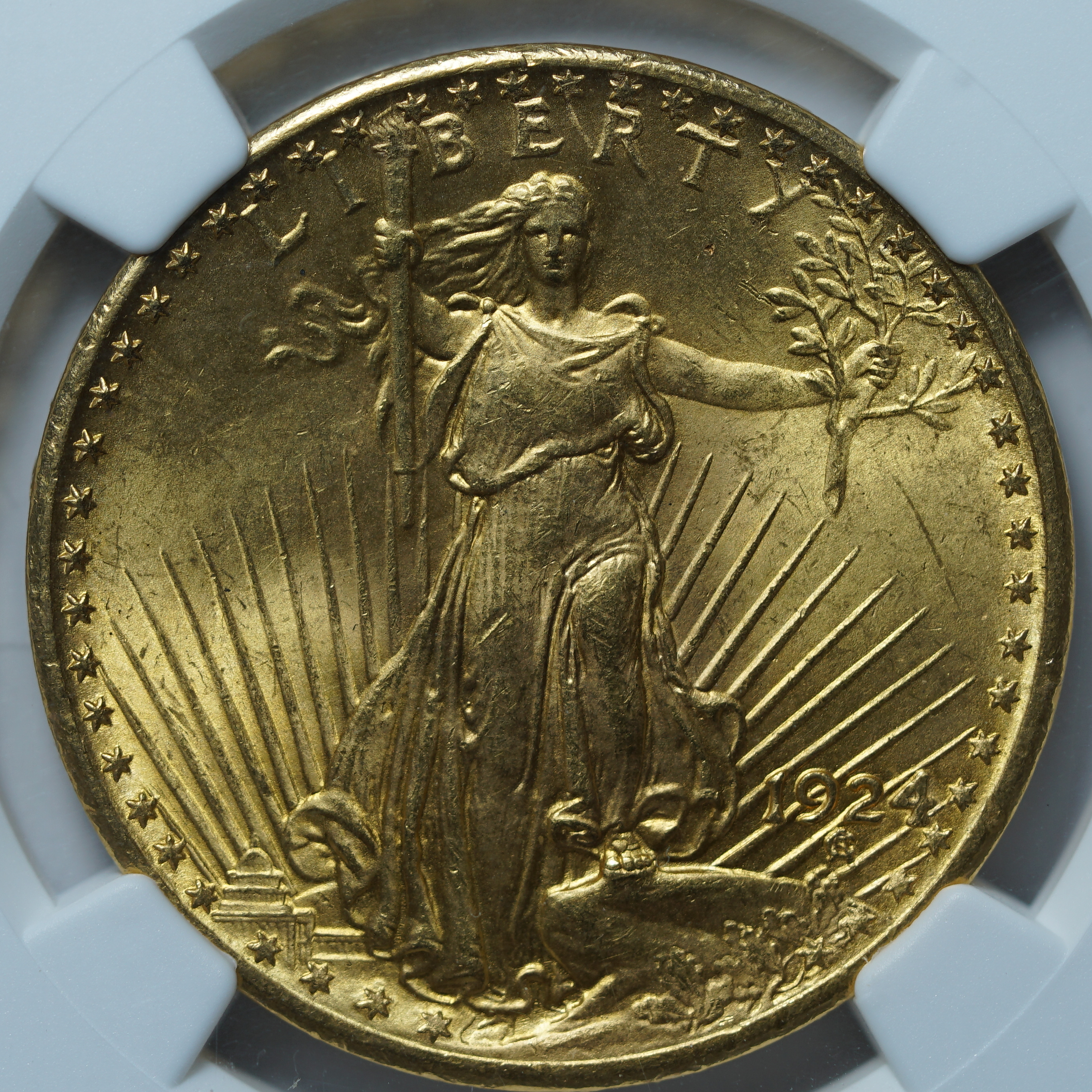 20 долларов 1924 MS65 NGC