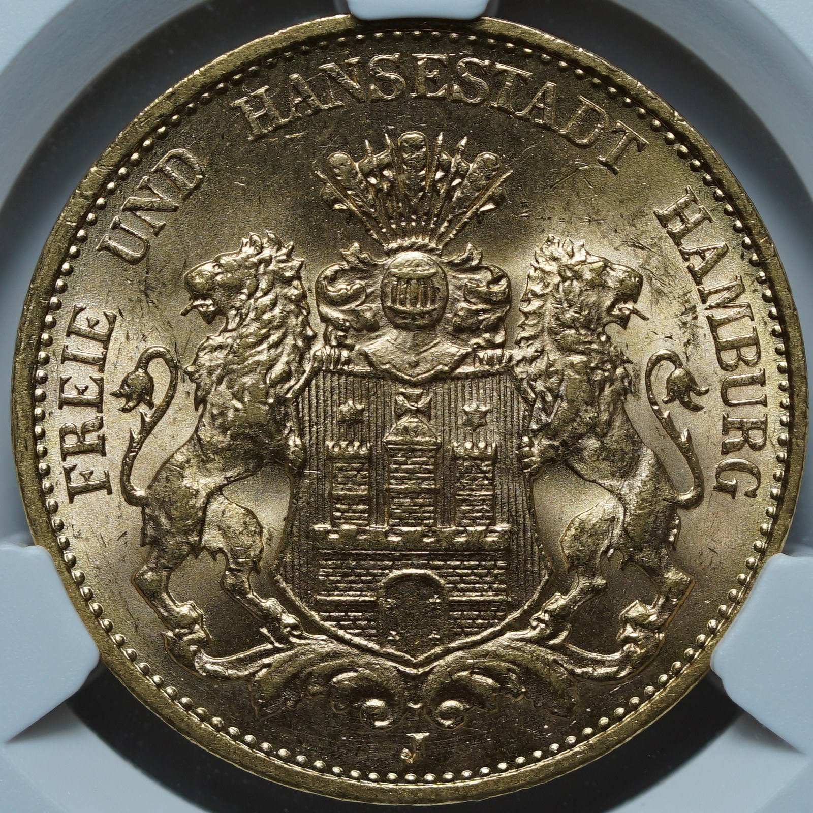 20 марок 1913 J MS65 CPRC