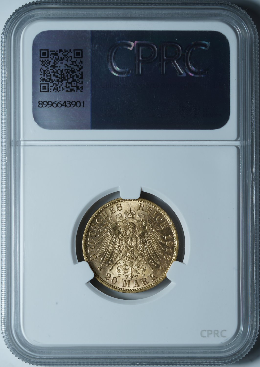 20 марок 1913 J MS65 CPRC