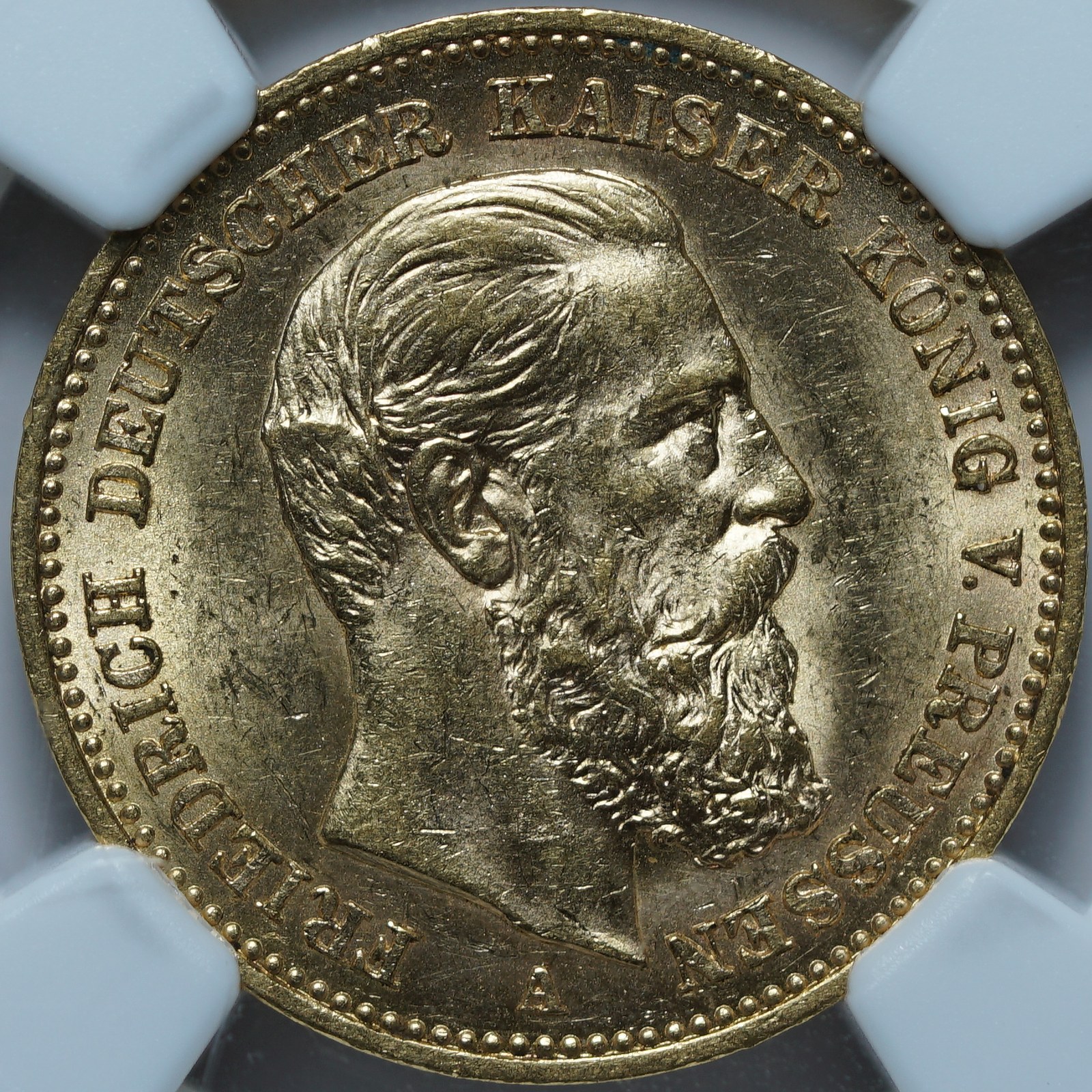 20 марок 1888 A MS62 NGC