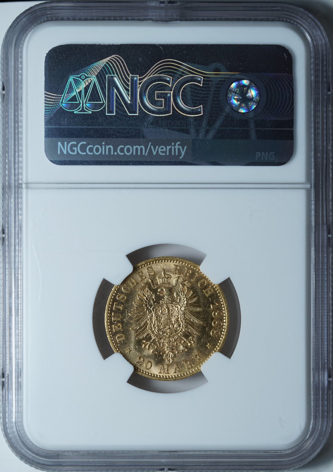 20 марок 1888 A MS62 NGC