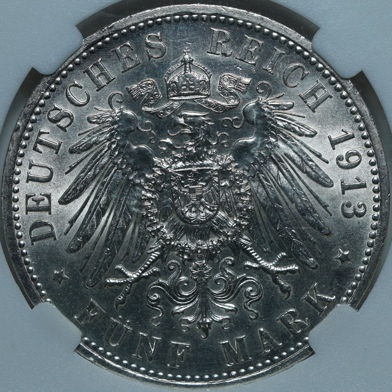 5 марок 1913 A MS63 ННР