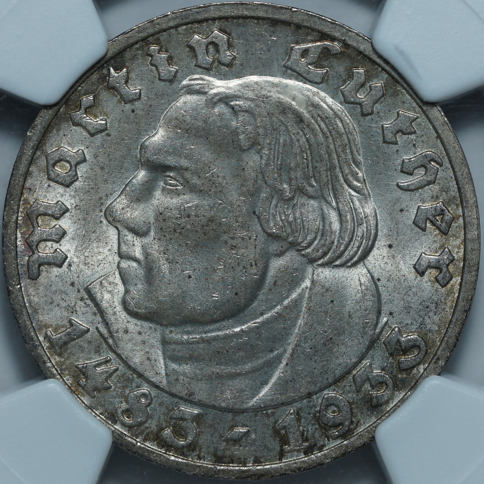 5 рейхсмарок 1933 A MS64 NGC