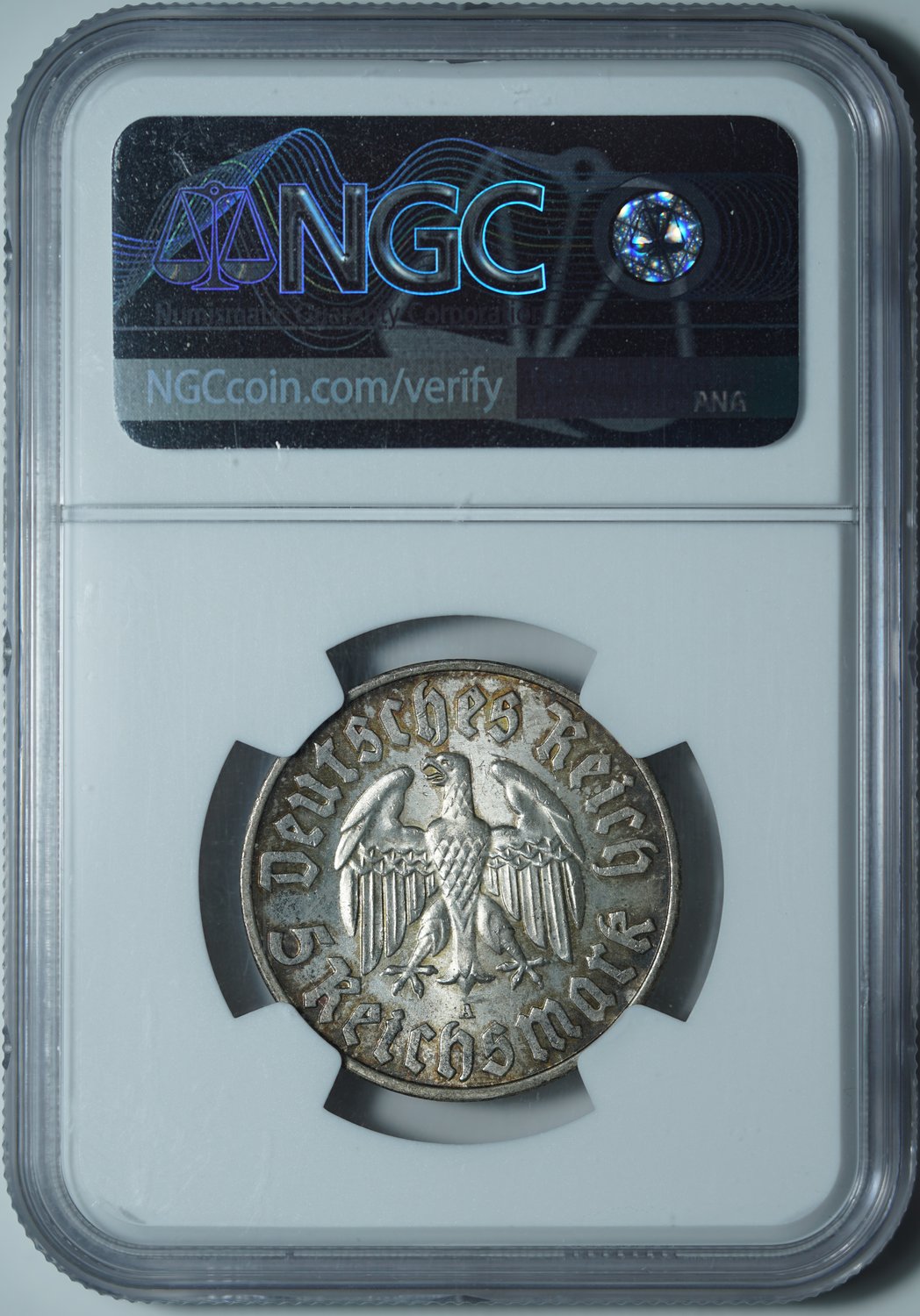 5 рейхсмарок 1933 A MS64 NGC