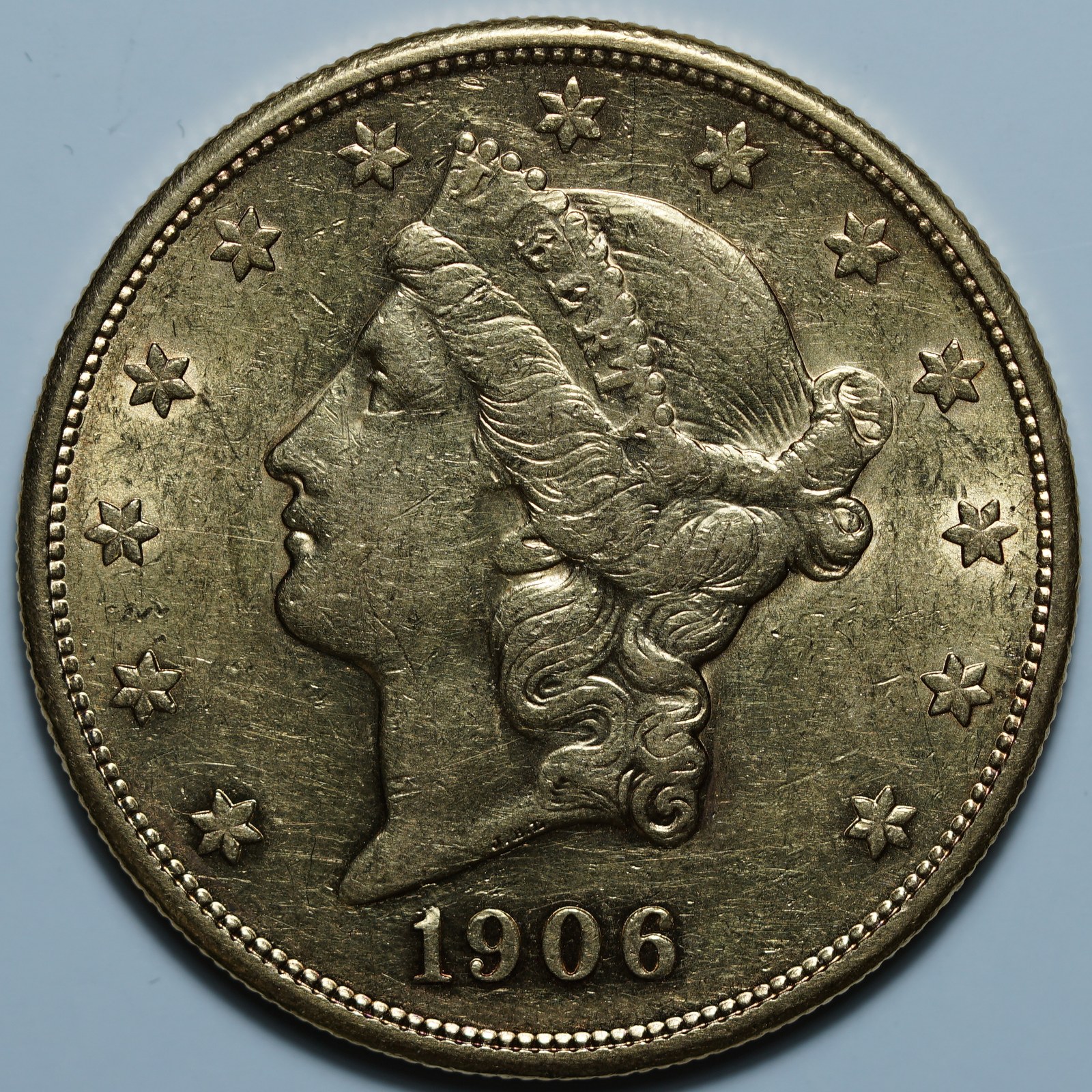 20 долларов 1906 S