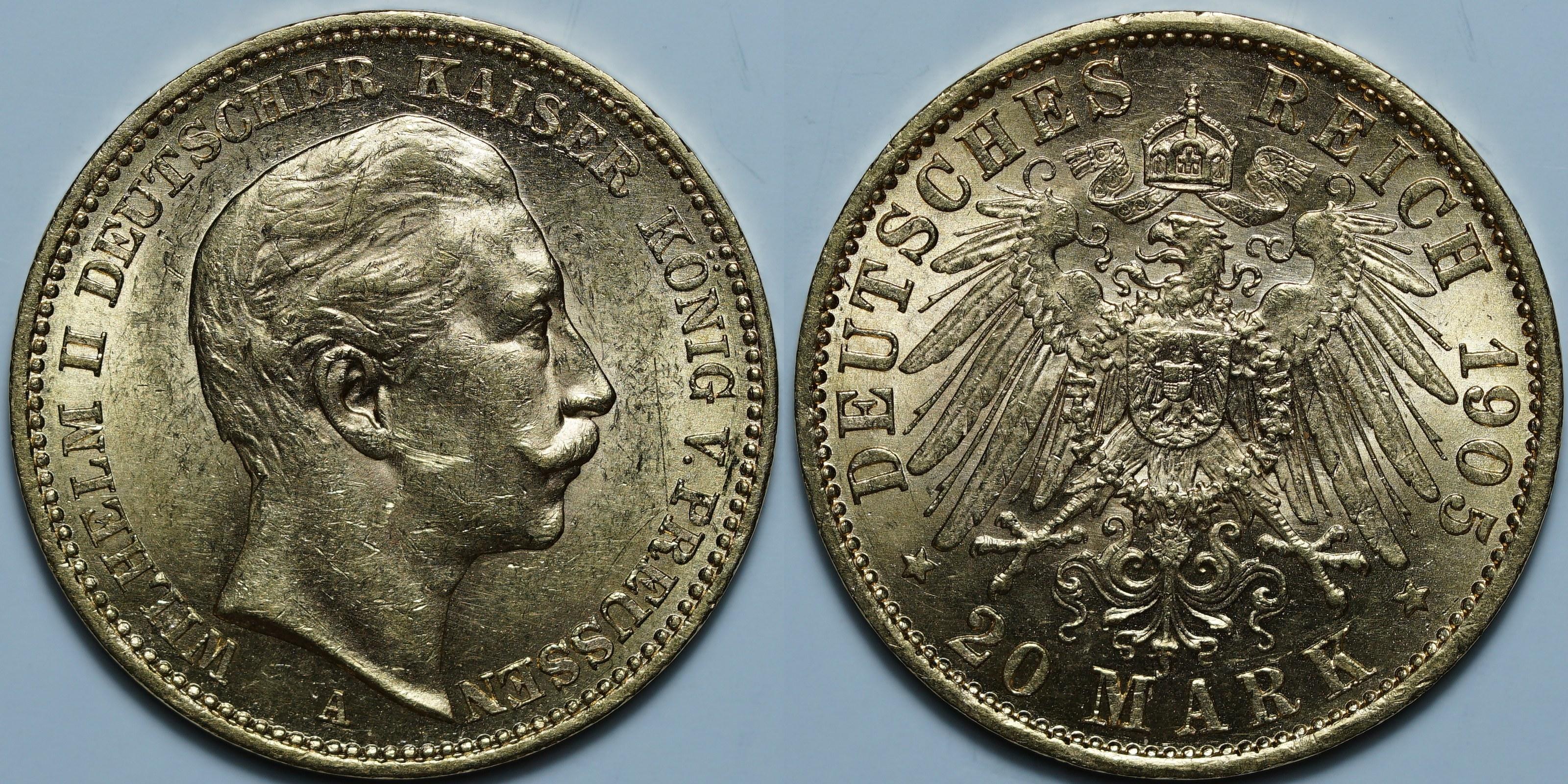 20 марок 1905 A