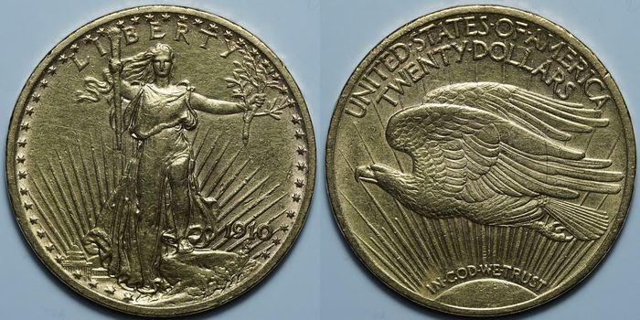 20 долларов 1910